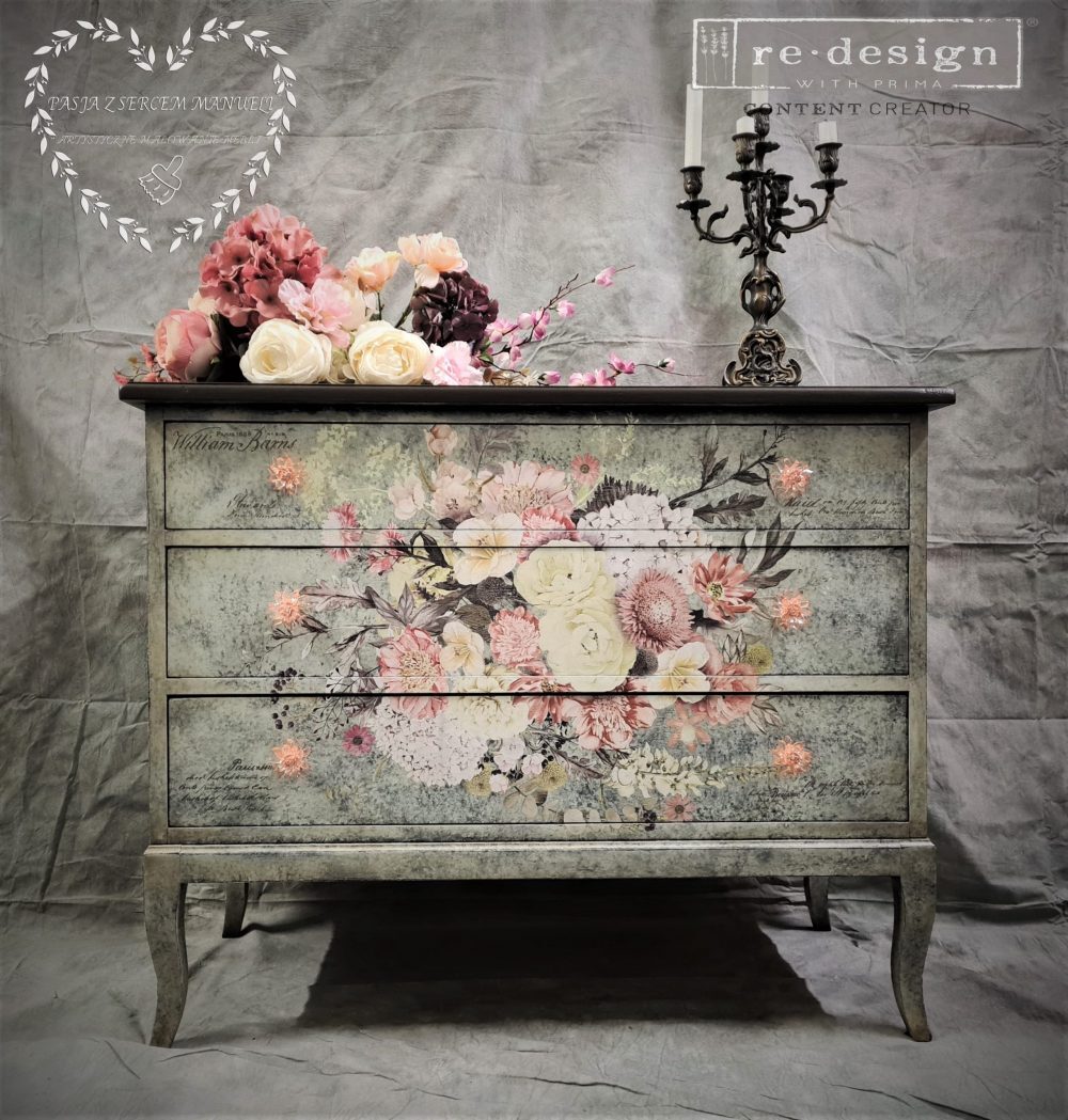 Re Design by Prima Transfer Sticker Life in Full Bloom 24x35" Spring Florals